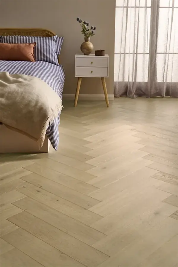 Classic Candied Oak Herringbone